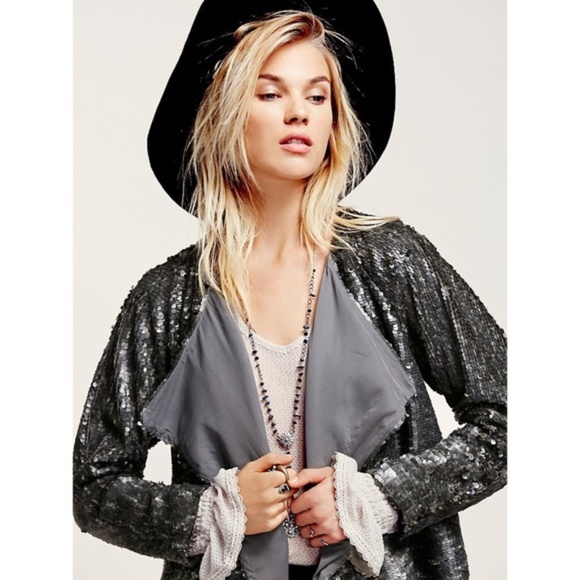 Free People Jackets & Blazers - FREE PEOPLE SEQUIN BLAZER JACKET